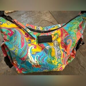 Ralph Lauren, psychedelic multicolor Baguette Purse Small Shoulder Bag Y2K